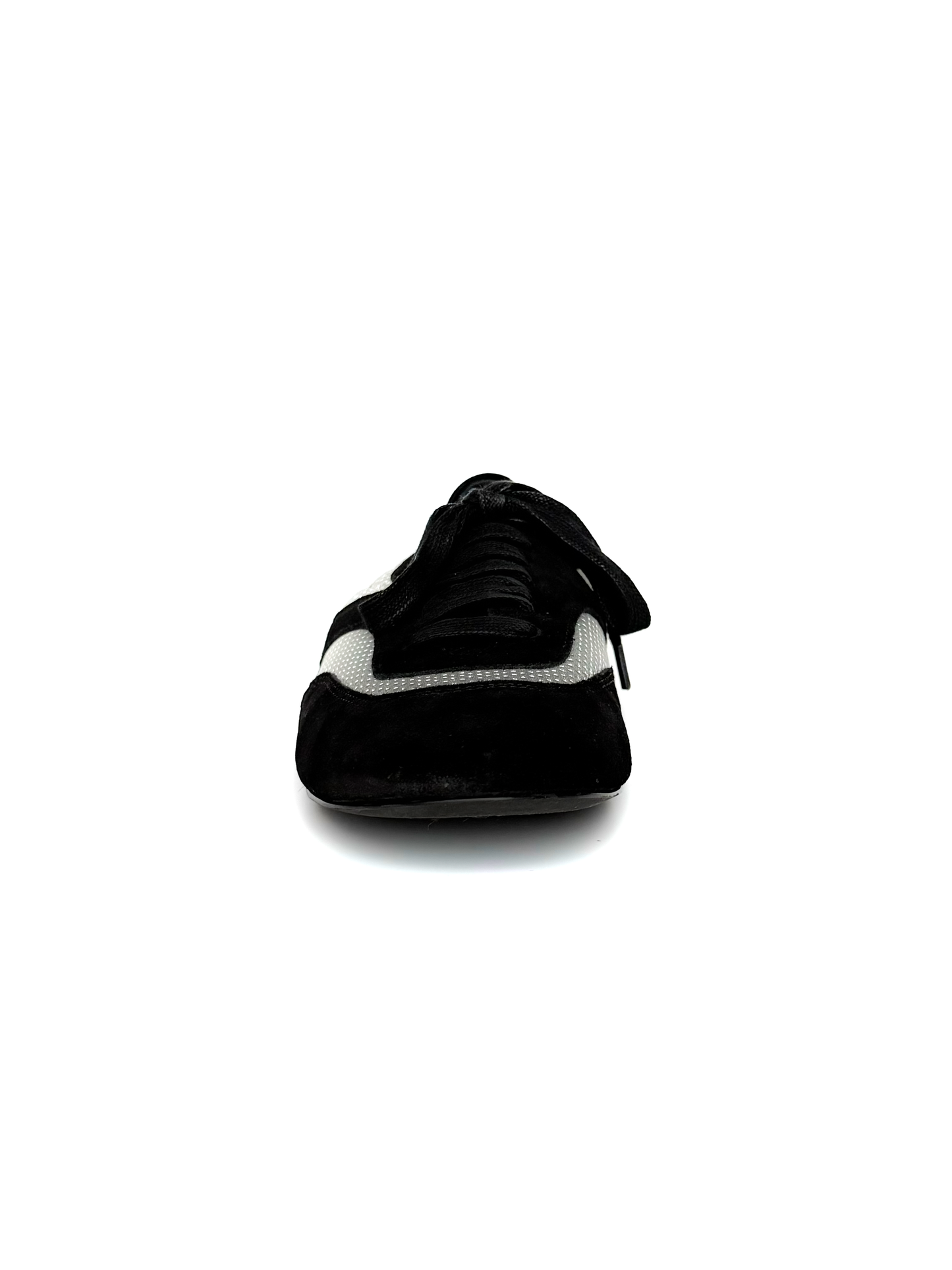 White and Black Leather Tennis
