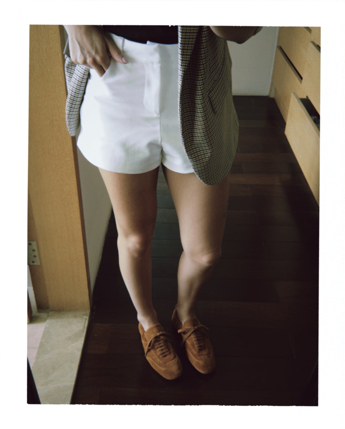 Brown Suede Leather Tennis