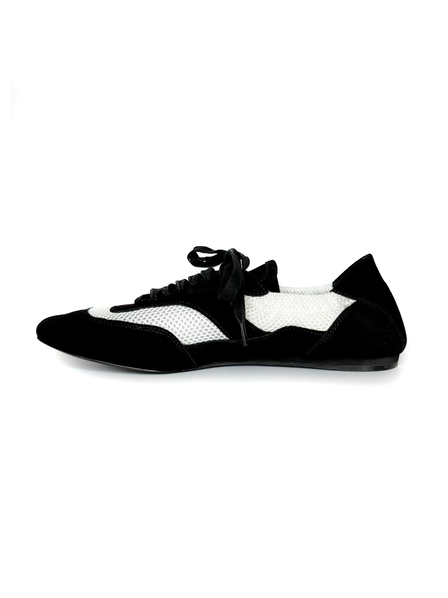 White and Black Leather Tennis