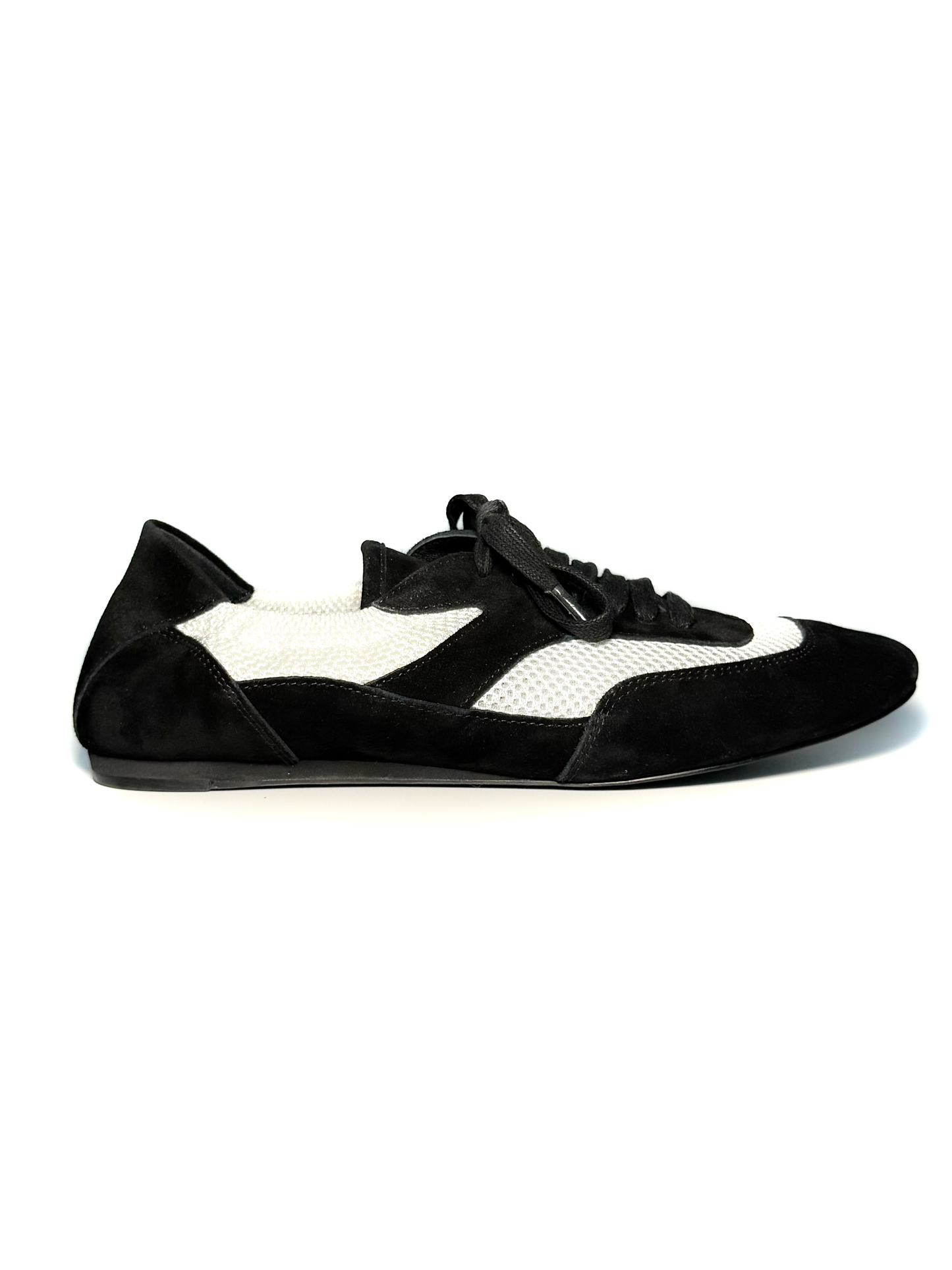 White and Black Leather Tennis