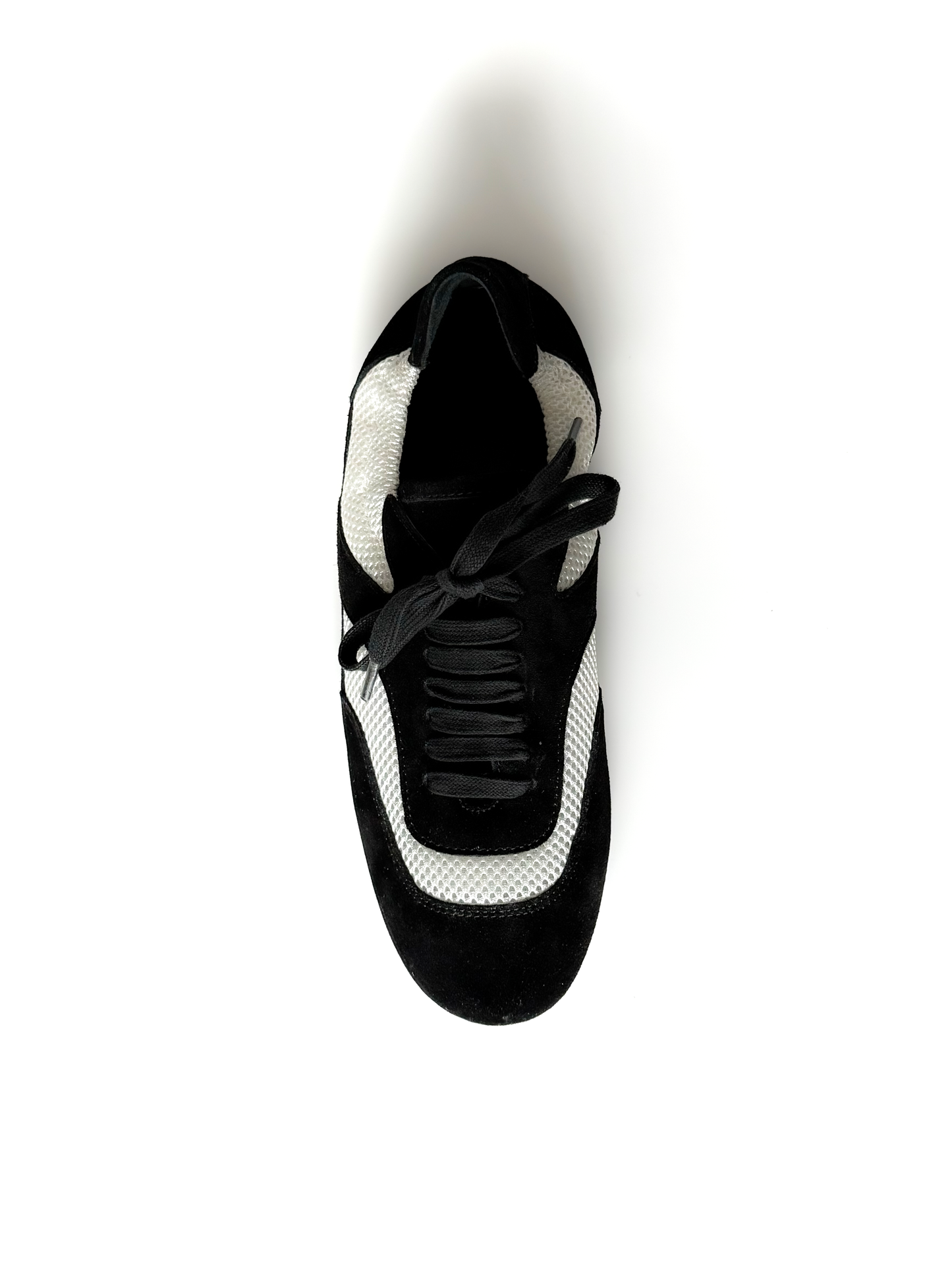 White and Black Leather Tennis