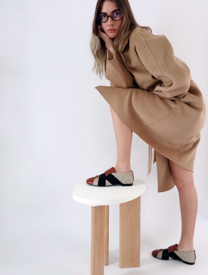 Tênis Pigeon Cinza em Couro